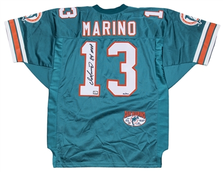 Dan Marino Signed & "84 MVP" Inscribed Miami Dolphins Jersey (LE 18/500) (Mounted Memories)